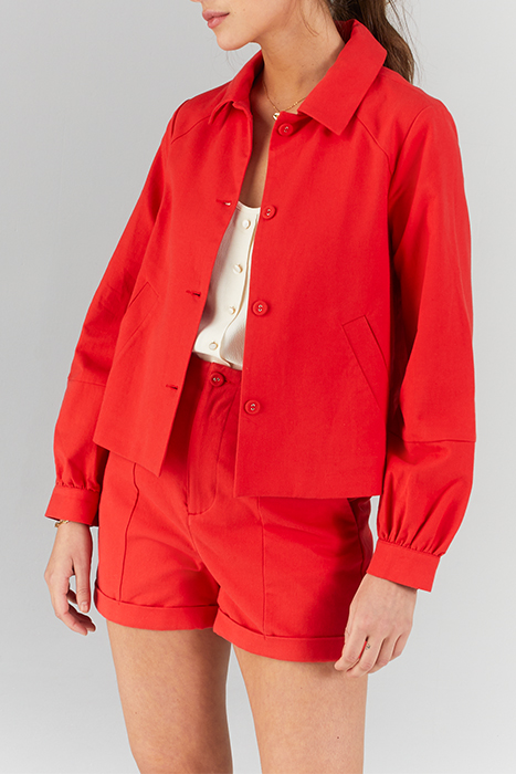 I.CODE CHERRY JACKET WITH BAGGY SLEEVES 4