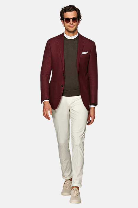 Dark Red Havana Blazer 1