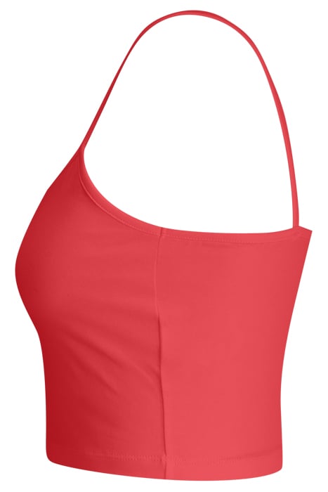 LONI CROPPED SPAGHETTI TOP CAYENNE 7
