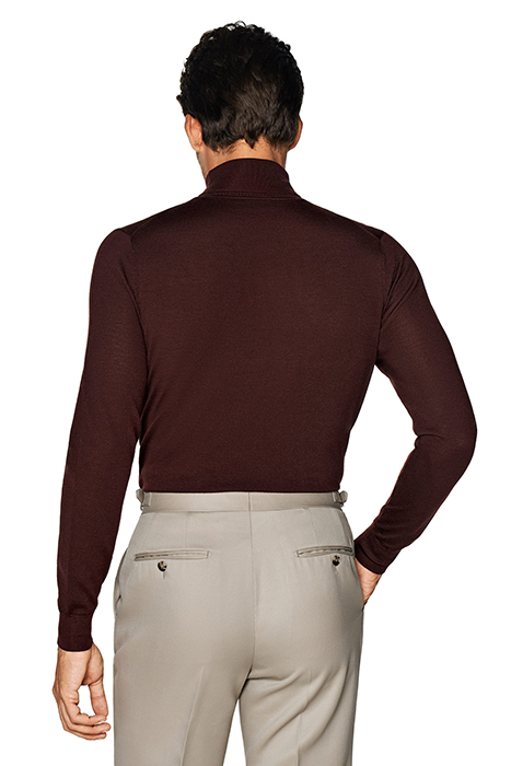 BURGUNDY TURTLENECK BURGUNDY 2
