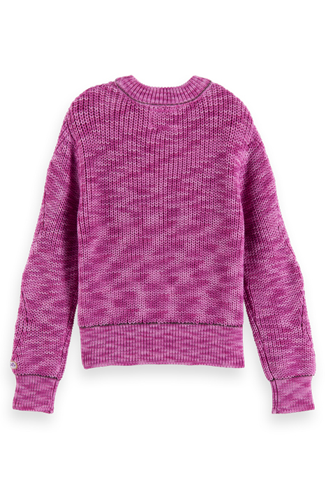 STRUCTURED PULLOVER VINYL VIOLET MELANGE 5