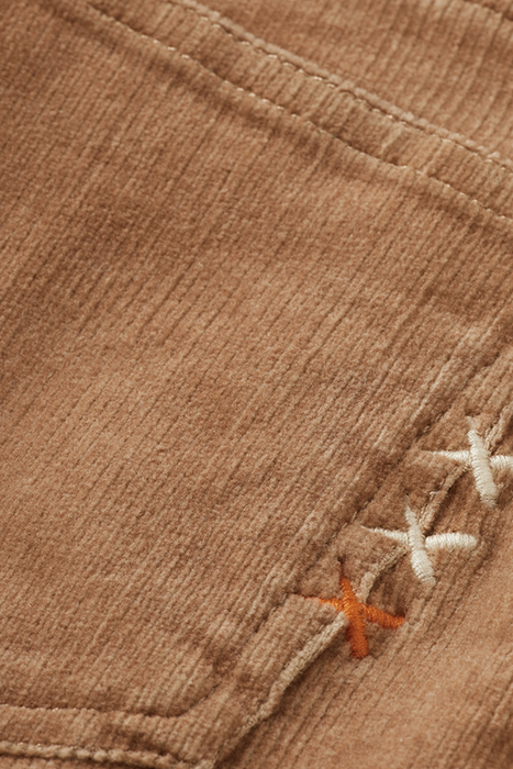 DEAN LOOSE TAPERED JEANS IN CORDUROY COLOURS SAND 9