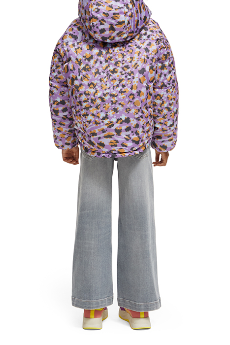 ALL-OVER PRINTED JACKET WITH REPREVE® FILLING FLORAL LEOPARD 3