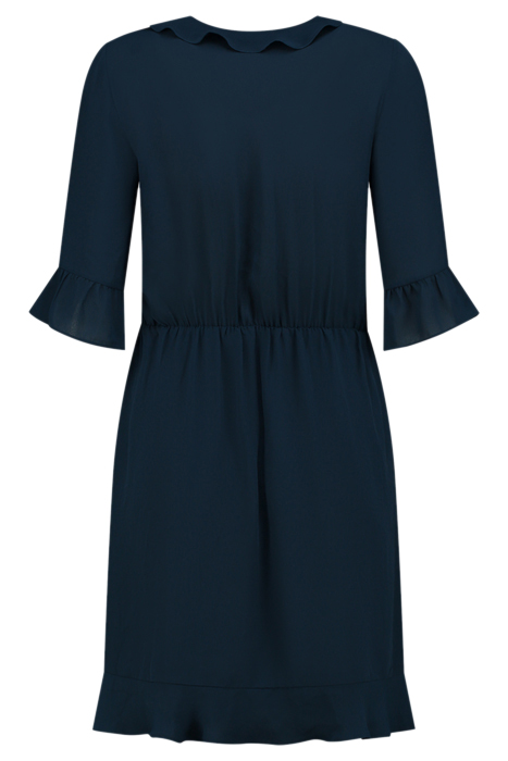 JORI RUFFLE DRESS NAVY 2