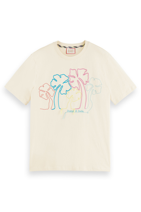 EMBROIDERED ARTWORK T-SHIRT STONE 4