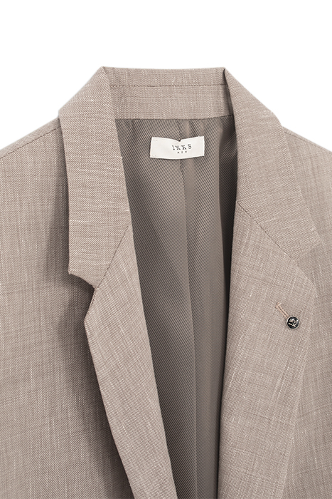 BEIGE SEMI-PLAIN SUIT JACKET 2