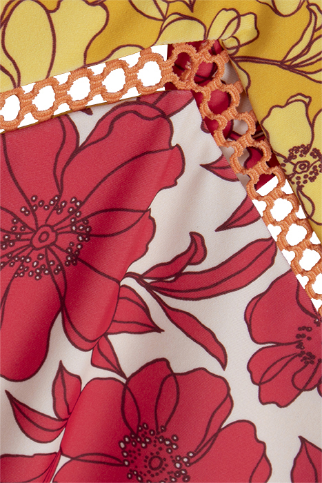 HANNAH-PRINTED ONE-PIECE CORAL 3