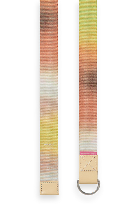 REVERSIBLE PRINTED TAPE BELT BLURRED LANDSCAPE 6