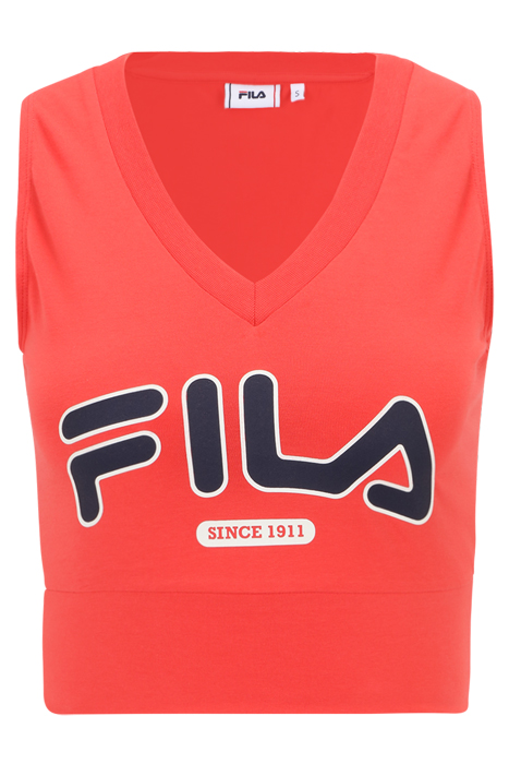 LAIXI CROPPED V-NECK TOP CAYENNE 4