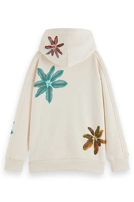 OVERSIZED FIT PLACED ARTWORK HOODIE CONTAINS ORGANIC COTTON  5