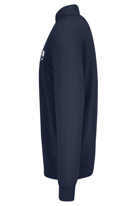 LISBON GRAPHIC HALF-ZIP SWEATER BLACK IRIS 7