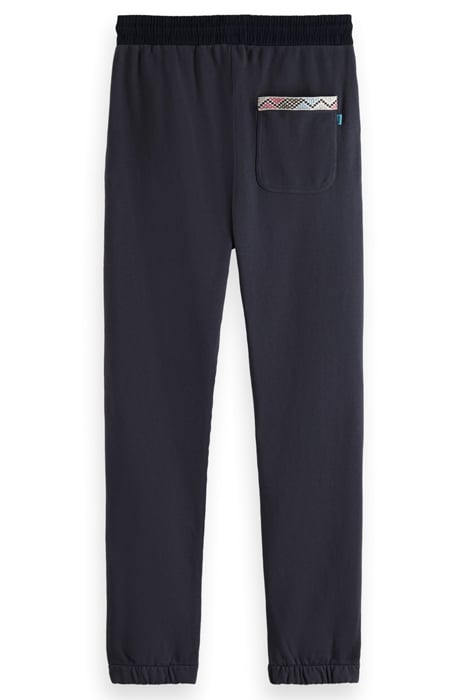 BLOCK TEXTURE SWEATPANTS WITH FANCY DRAWCORDS STEEL 5