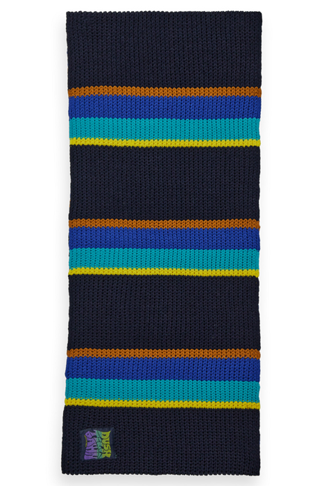 COLOURFUL TUNNEL SCARF COLOURFUL STRIPE 4