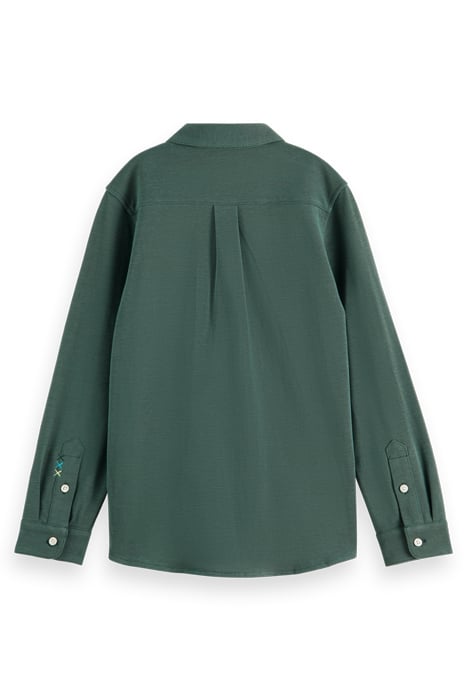 PIQUE SHIRT FOREST GREEN MELANGE 5