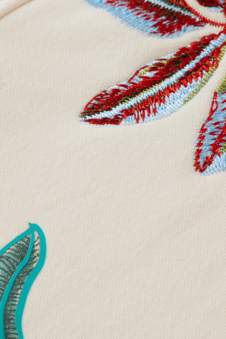 OVERSIZED FIT PLACED ARTWORK HOODIE CONTAINS ORGANIC COTTON  8