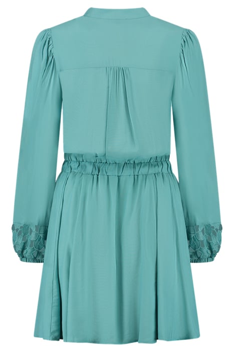 SOLIN DRESS TURQUOISE BLUE 2