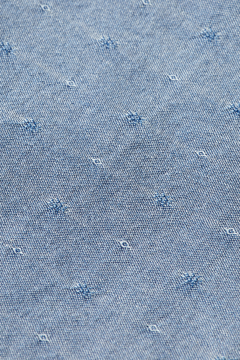 TEXTURED SMART INDIGO SHIRT INDIGO 8