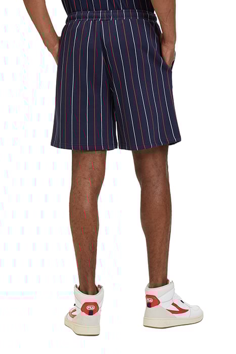LOBITO PINSTRIPED SHORTS BLACK IRIS/TWO COLOR STIPED 2