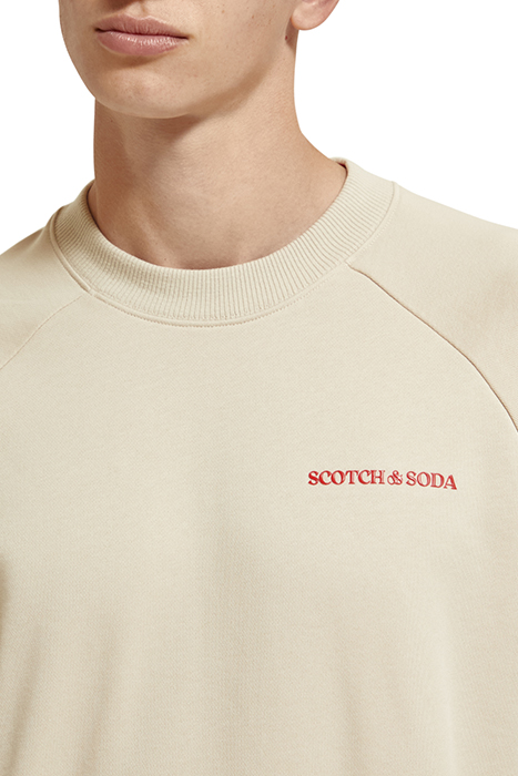 UNISEX ORGANIC CREWNECK SWEATSHIRT STONE 10