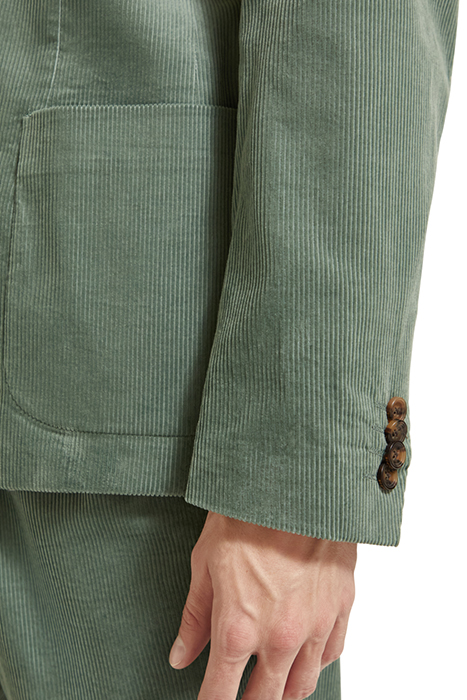 REGULAR FIT UNCONSTRUCTED CORDUROY BLAZER SEAWEED 7