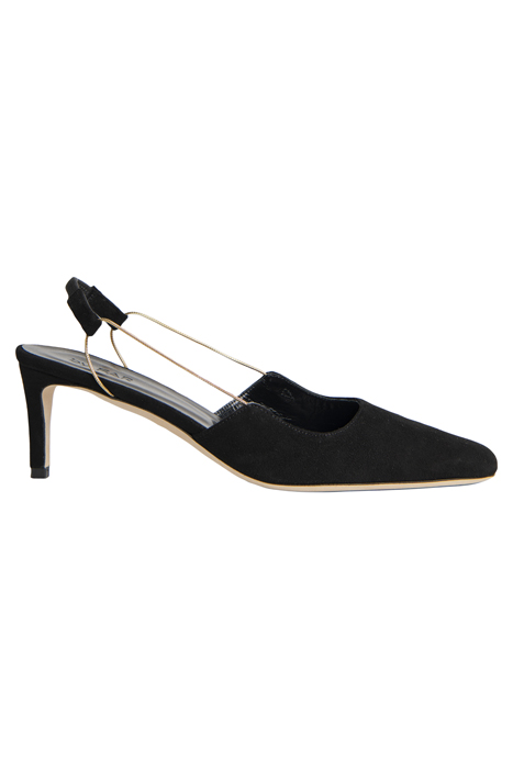 GABRIELLA BLACK SUEDE LEATHER 1