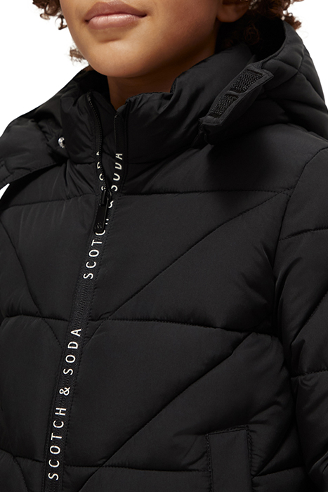 WATER REPELLENT HOODED RECYCLED POLYESTER JACKET ANTRA 9