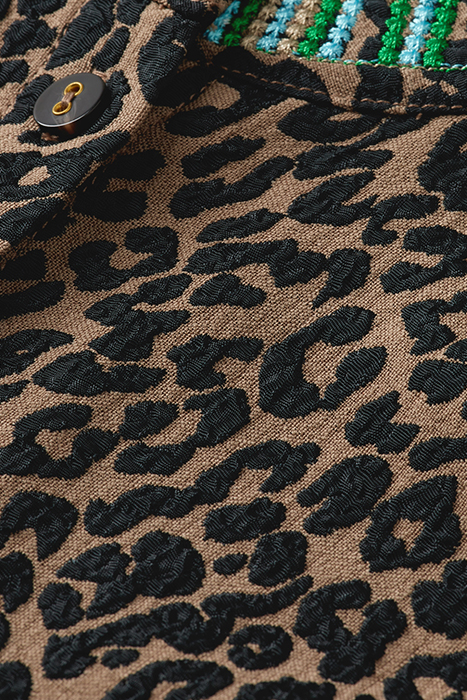 JACQUARD EMBROIDERY SHIRT DRESS CREATURES OF THE NIGHT JACQU 9