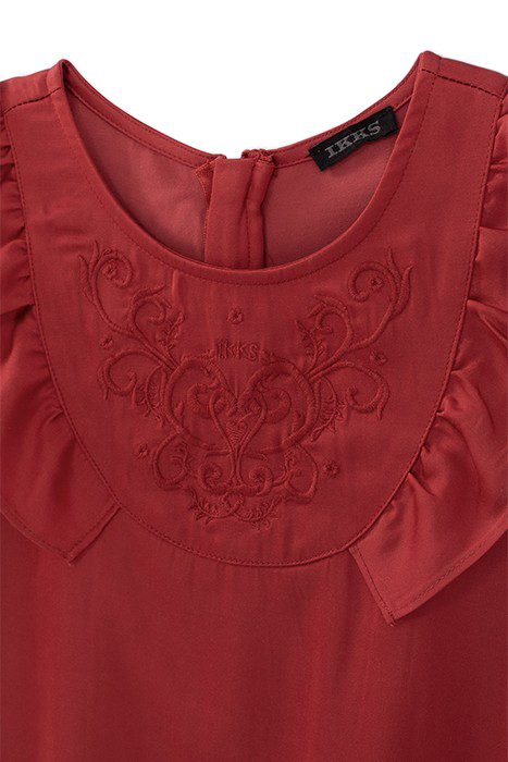 GIRLS’ RED SLEEVELESS BLOUSE 3