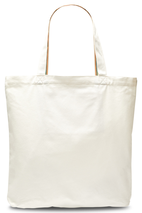 CANVAS ARTWORK TOTE WHITE 9