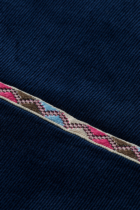 CORDUROY HOODIE STEEL 8