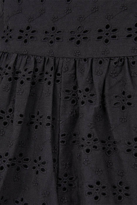 BRODERIE FLIPPY SKIRT S BLACK 2