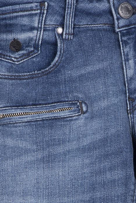 LA PARISIENNE ZIP - VOODOO BLAUW DENIM BLUE 3