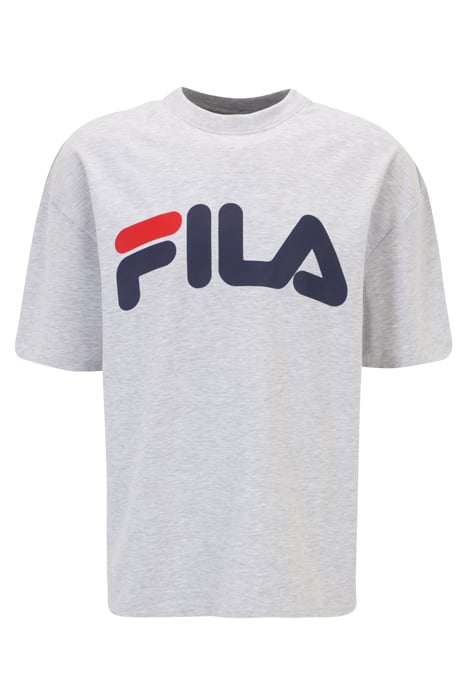 LOWELL OVERSIZED LOGO TEE LIGHT GREY MELANGE 4