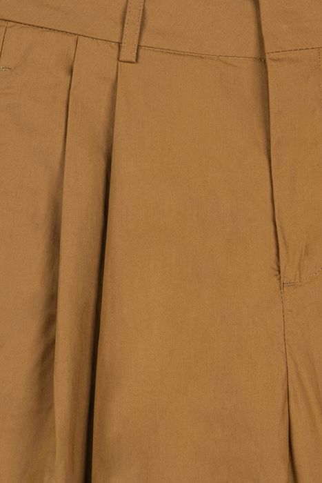 MILA - HIGH RISE TAPERED PLEATED CHINO CARAMEL 3