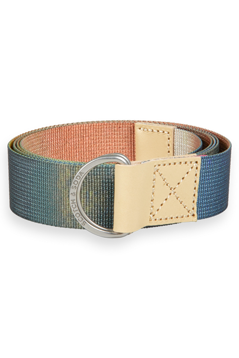 REVERSIBLE PRINTED TAPE BELT BLURRED LANDSCAPE 8