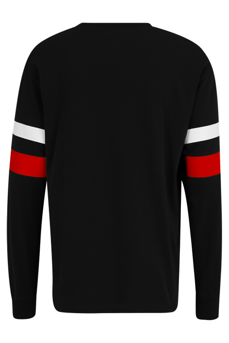 LUOHE OVERSIZED CREW SWEAT BLACK 4