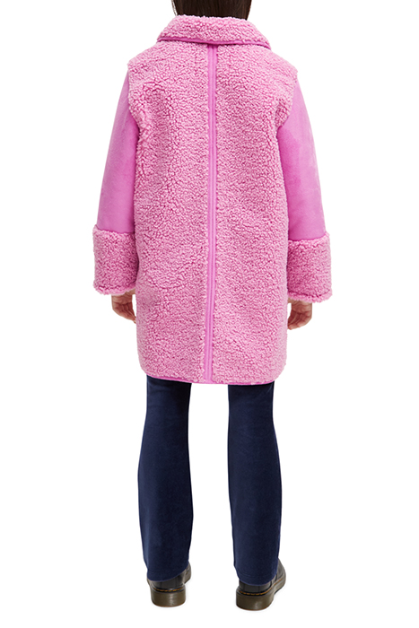 LONGER-LENGTH BONDED TEDDY JACKET FUCHSIA 3