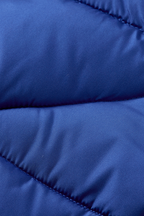 WATER REPELLENT HOODED RECYCLED POLYESTER JACKET COBALT 10