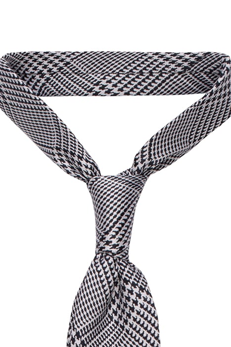 NAVY HOUNDSTOOTH TIE NAVY 2