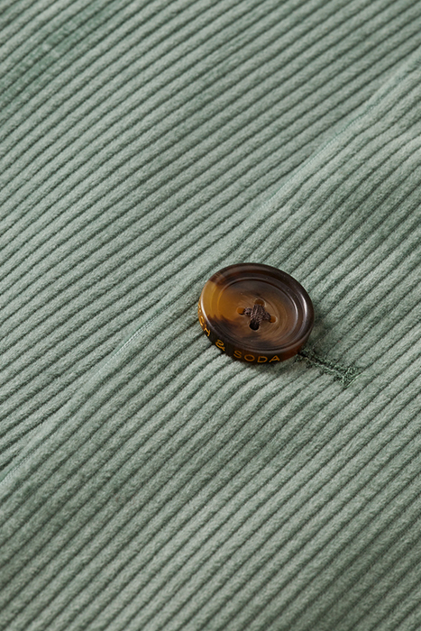 REGULAR FIT UNCONSTRUCTED CORDUROY BLAZER SEAWEED 9