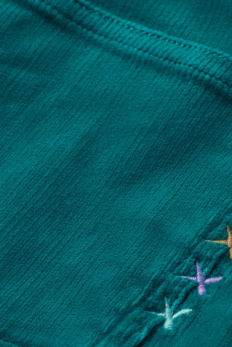 THE WAVE HIGH RISE SUPER WIDE JEANS IN CORDUROY JADE 8