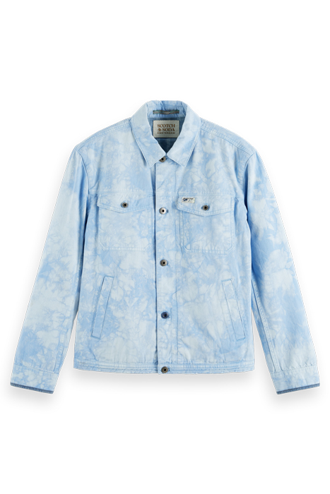 TIE-DYED TRUCKER JACKET COMBO A 4