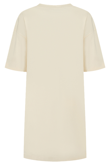 NIKKIE LOGO TEE DRESS PEARL 2