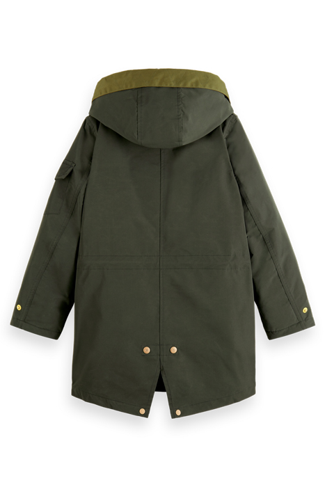 WATER REPELLENT TEDDY LINED RECYCLED POLYESTER HOODED PARKA 5