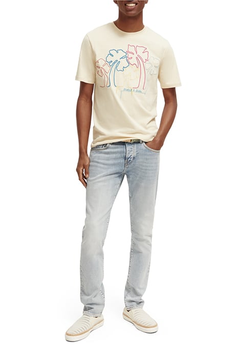 EMBROIDERED ARTWORK T-SHIRT STONE 3