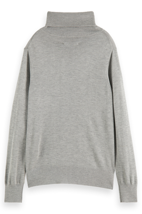 ROLL NECK PULLOVER GREY MELANGE 5