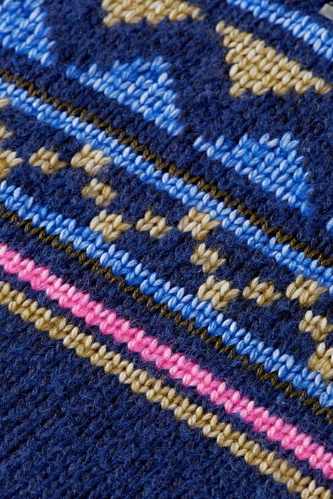 HALF-ZIP INTARSIA PULLOVER NIGHT 8