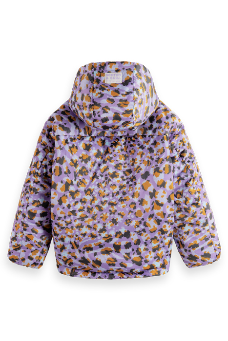 ALL-OVER PRINTED JACKET WITH REPREVE® FILLING FLORAL LEOPARD 5