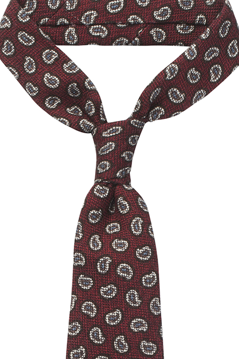 RED PAISLEY TIE RED 2