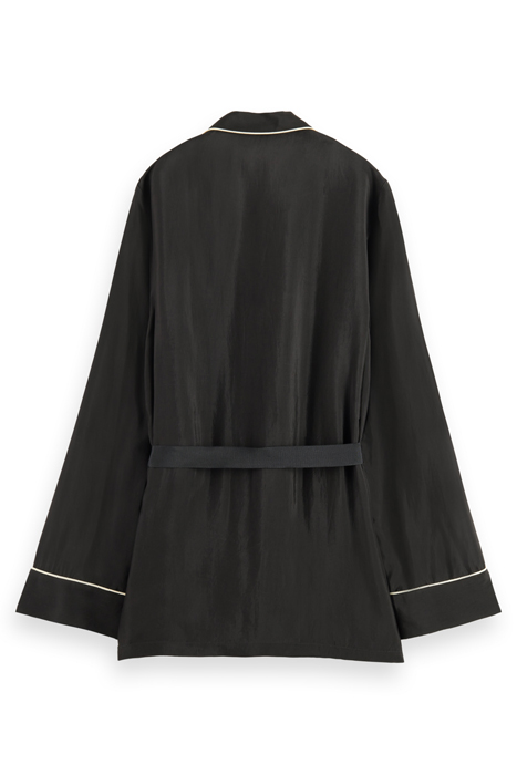 EMBROIDERED OCCASION PYJAMA BLAZER EVENING BLACK 6